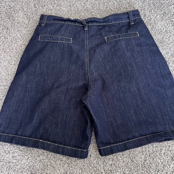 Bohme Dark Wash Light Weight High Rise Denim Shorts Inseam 7” Women’s Size 26 - Picture 9 of 9
